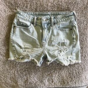 High Waist OG Straight Cut Off Jean Shorts Size 2 Old Navy